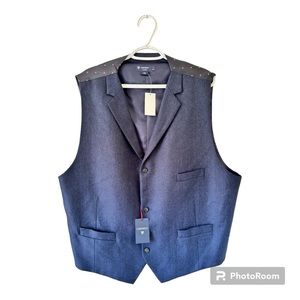 Men’s Cremieux Dress Vest. New with tags. Size XXL, Color Navy Heather